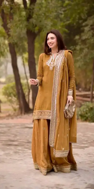 RTC 6009 Rust Mul Chanderi Salwar Suit with Embroidery Work & Sequins Work. Festive Deal ₹2399. Delivery 4-6 Working Days. Shop nowp | Jump Suits, Salwar suit, Casual Suits, Creative suits, Designer Suits, Palazzo Suits, Party Wear Suits, Patiala Suits, Straight Suits