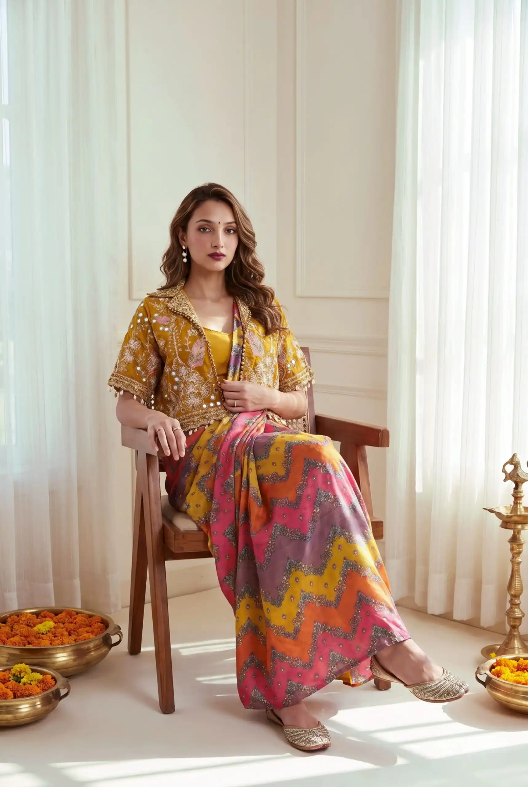 BB 88 Yellow in Chinon Silk Mirror Work & Embroidery Work Saree . Affordable Price ₹2399. Delivery 4-6 Working Days. Shop now. | Sarees, Bollywood Sarees, Creative Sarees, Designer Sarees, Embroidered Sarees, Ethnic Saree, Modern Digital sarees, Party Wear Sarees