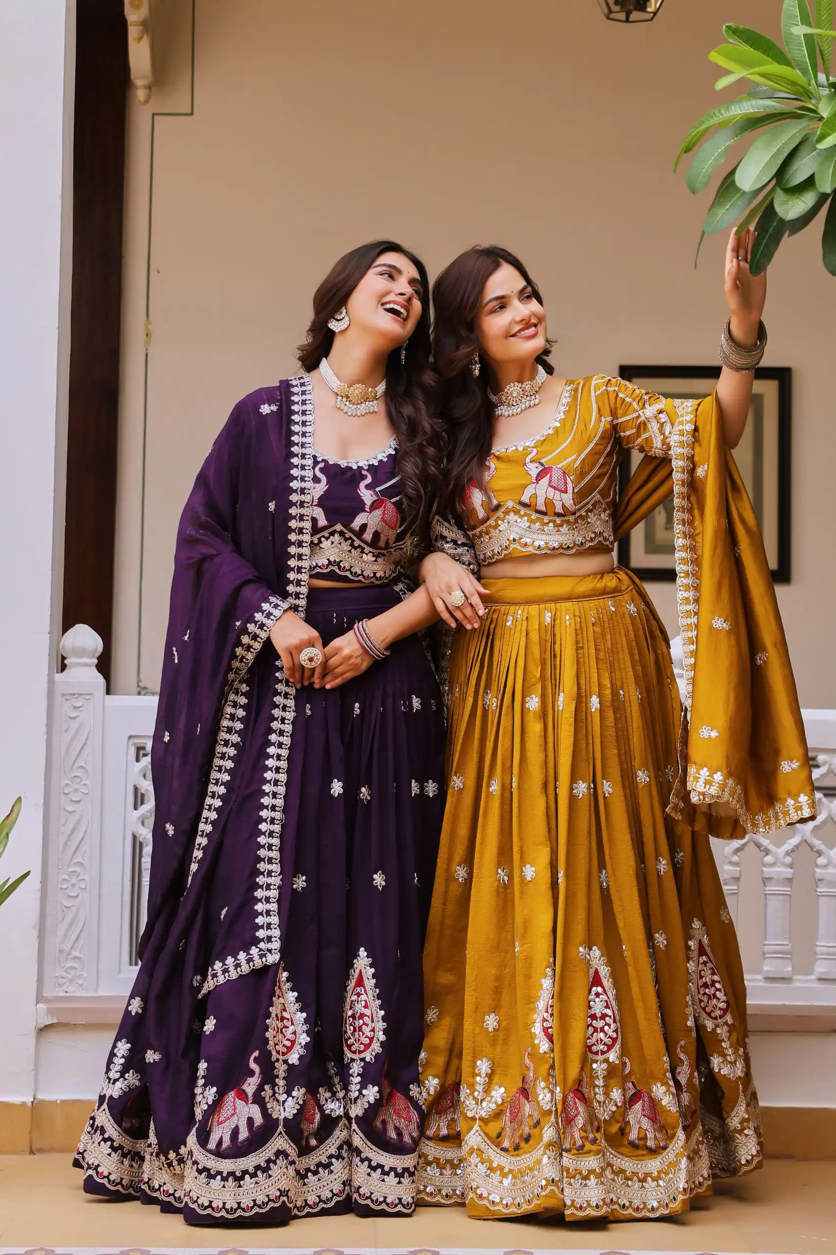 Ram 202 Mustered Color Vichitra Lehenga Choli with Embroidery Work. Exclusive Offer ₹3149. Delivery 4-6 Working Days. Shop now. | Lehenga, Bollywood Lehenga, Creative Lehenga, Designer Lehenga, Embroidered Lehenga, Party Wear Lehenga