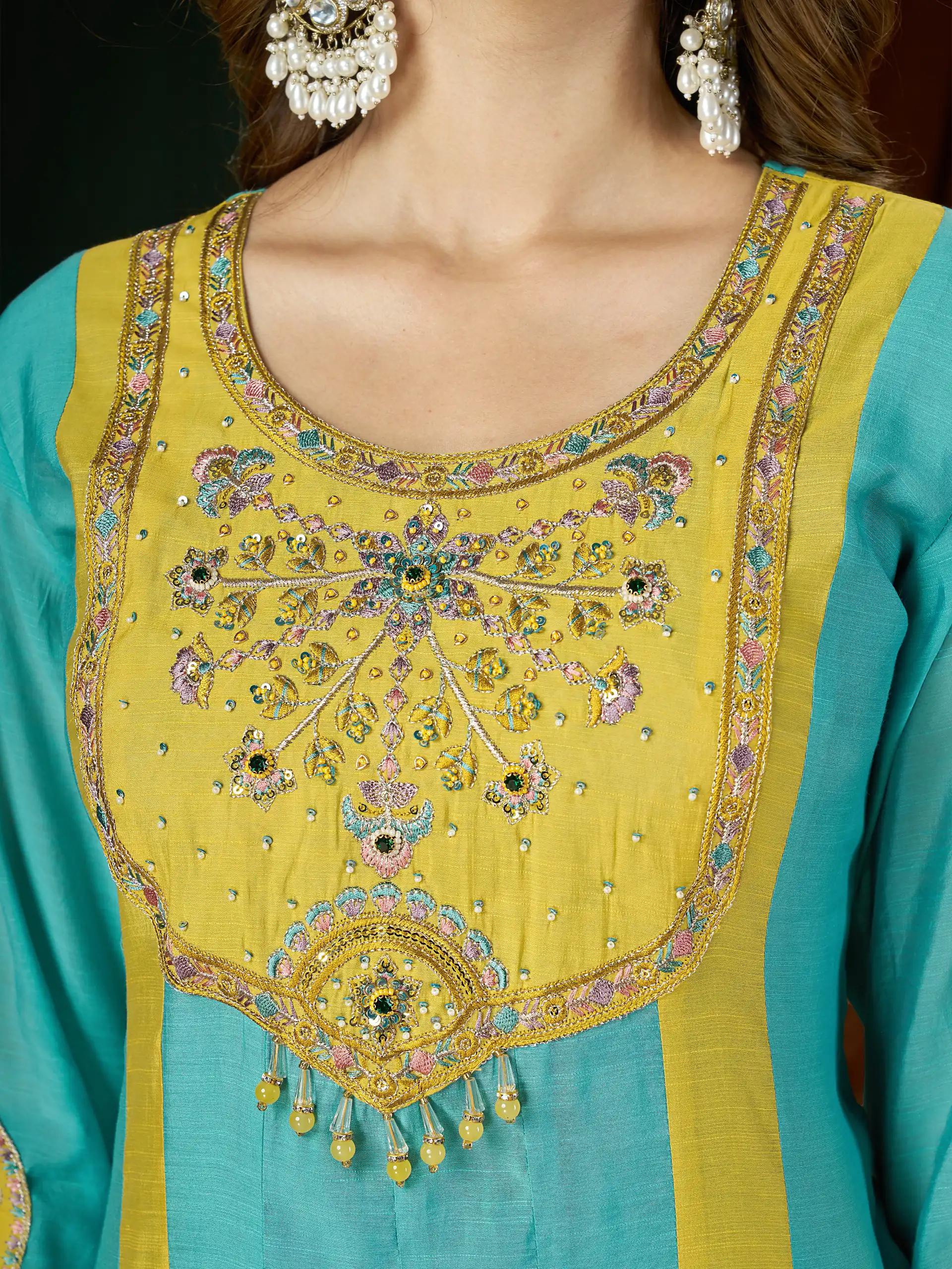 DIVA 183 Blue Brown Mal Chanderi Salwar Suit Perfect for Wedding, Party, Baisakhi, Housewarming, Sangeet – Introductory Price ₹2799. Delivery 4-6 Working D | Jump Suits, Salwar suit, Casual Suits, Creative suits, Designer Suits, Palazzo Suits, Party Wear Suits, Patiala Suits, Straight Suits