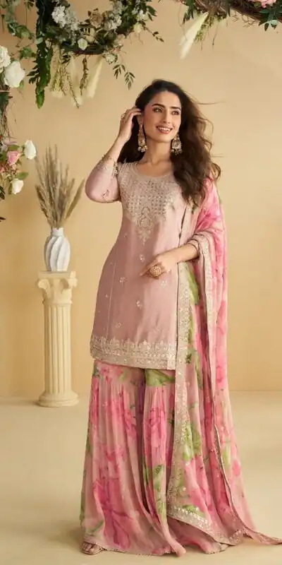 FC 10071 Pink Chinon Silk Salwar Suit with Embroidery Work & Sequins Work. Get it for ₹3049. Delivery 4-6 Working Days. Shop now. | Jump Suits, Salwar suit, Casual Suits, Creative suits, Designer Suits, Palazzo Suits, Party Wear Suits, Patiala Suits, Straight Suits
