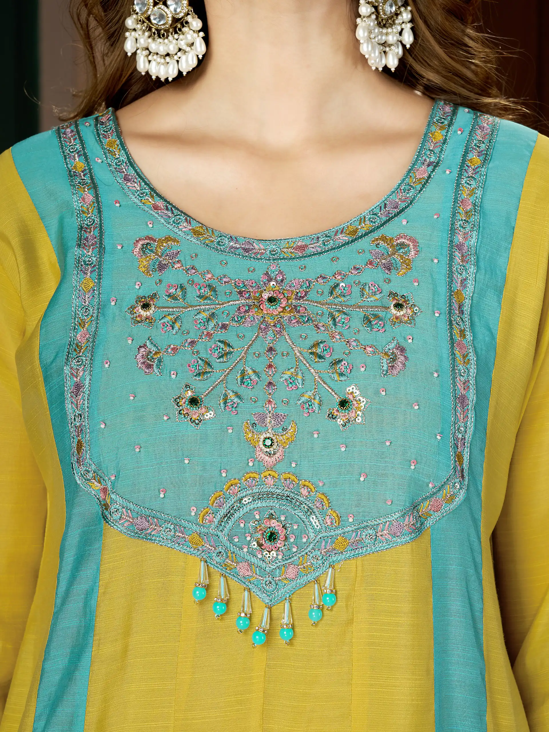 DIVA 183 Yellow Brown Mal Chanderi Salwar Suit Perfect for Wedding, Party, Baisakhi, Housewarming, Sangeet – Introductory Price ₹2799. Delivery 4-6 Working | Jump Suits, Salwar suit, Casual Suits, Creative suits, Designer Suits, Palazzo Suits, Party Wear Suits, Patiala Suits, Straight Suits