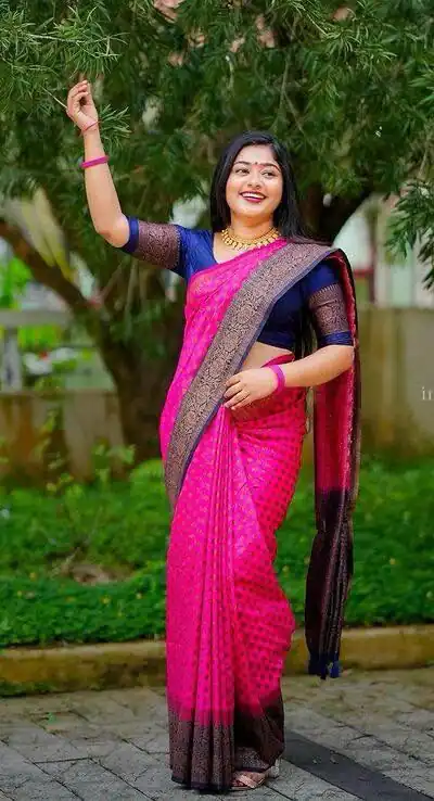 KPR 180 Pink Soft Lichi Silk Saree Perfect for Wedding, Party, Mehendi, Ganesh Chaturthi, Raksha Bandhan Introductory Price ₹1649. Delivery 4-6 Working Days | Sarees, Bollywood Sarees, Creative Sarees, Designer Sarees, Embroidered Sarees, Ethnic Saree, Modern Digital sarees, Party Wear Sarees