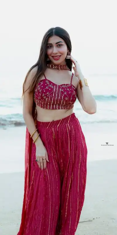 FB L376 Red Georgette Lehenga Choli with Embroidery Work & Lace Work. Special Price ₹2999. Delivery 4-6 Working Days. Shop now. | Lehenga, Bollywood Lehenga, Creative Lehenga, Designer Lehenga, Embroidered Lehenga, Party Wear Lehenga