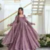 KD 1641 Lavender in Salsa Silk Embroidery Work & Sequins Work Gown . Get it for ₹2899. Delivery 4-6 Working Days. Online Shop now. | Gowns, Bollywood Gowns, Creative Gowns, Designer Gowns, Embroidered Gowns, Party Wear Gowns