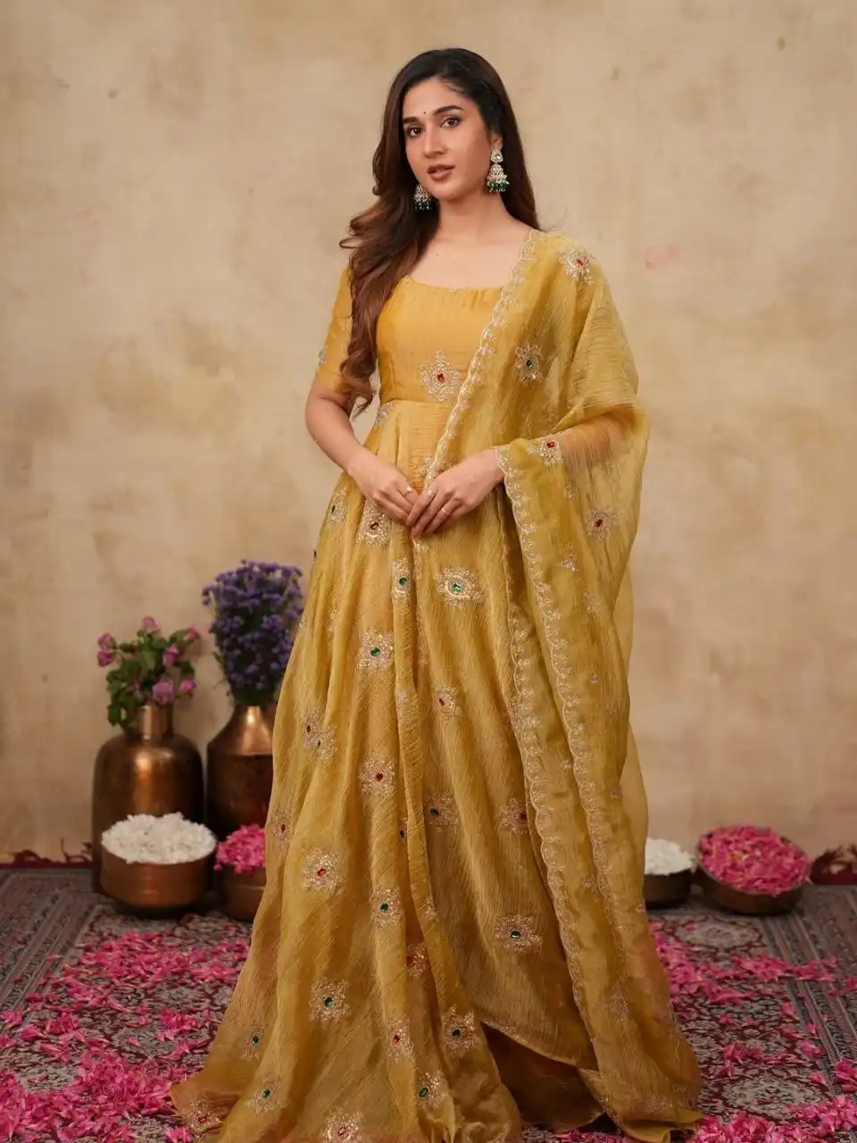 KD 1651 Mastered in Salsa Silk Embroidery Work & Sequins Work Gown . Get it for ₹2449. Delivery 4-6 Working Days. Online Shop now. | Gowns, Bollywood Gowns, Creative Gowns, Designer Gowns, Embroidered Gowns, Party Wear Gowns