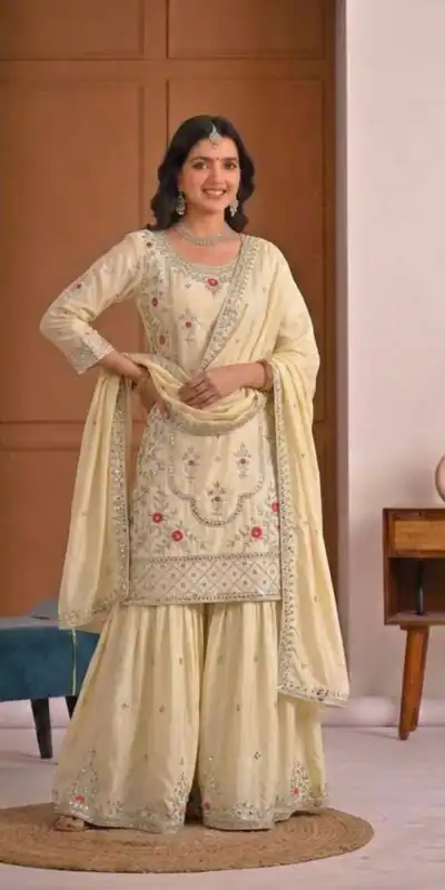 MD 3049 White in Color Natural Crepe Embroidery Work Salwar Suit . Affordable Price ₹2349. Delivery 4-6 Working Days. Shop now. | Jump Suits, Salwar suit, Casual Suits, Creative suits, Designer Suits, Palazzo Suits, Party Wear Suits, Patiala Suits, Straight Suits