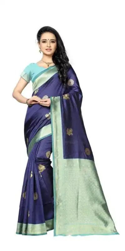 KPR 083 Blue Soft Lichi Silk Saree with Lace Work & Lace Border. Introductory Price ₹1649. Delivery 4-6 Working Days. Shop now. | Sarees, Bollywood Sarees, Creative Sarees, Designer Sarees, Embroidered Sarees, Ethnic Saree, Modern Digital sarees, Party Wear Sarees