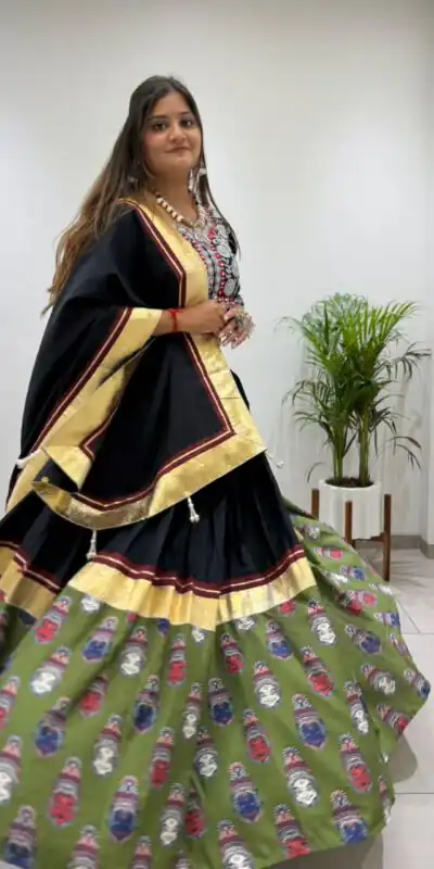 BE 507 Black Color Rayon Embroidery Work & Cowrie Work Lehenga Choli . Grab it for ₹1999. Delivery 4-6 Working Days. Shop now. | Lehenga, Bollywood Lehenga, Creative Lehenga, Designer Lehenga, Embroidered Lehenga, Party Wear Lehenga
